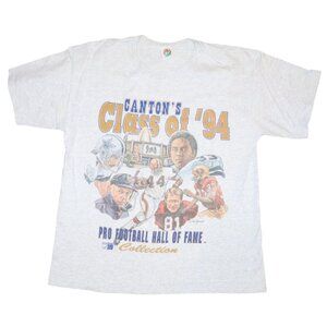 Vintage Cantons Class Of 94 NFL Pro Football Hall Of Fame Class T-Shirt Large